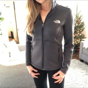 The north face zip up jacket